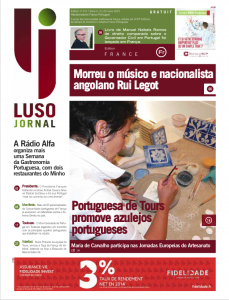 Couverture du LUSO JORNAL 211 avec Maria De Carvalho