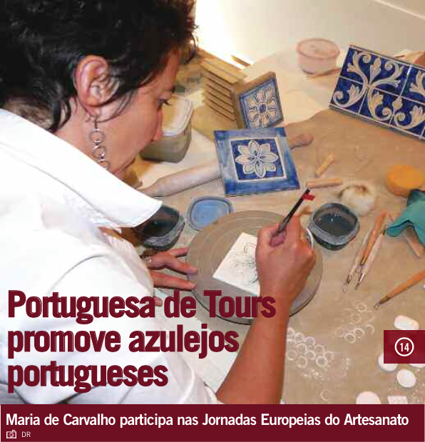 Maria De Carvalho en couverture du Luso Jornal 211