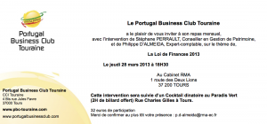 Rapas mensuel mars 2013 du Portugal Business Club Touraine