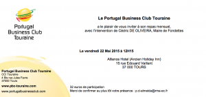 Repas mensuel du PBC Touraine avec Cédric De Oliveira