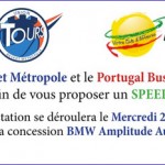 Speed Business avec l'Union Tours Basket Métropole et le Portugal Business Club Touraine à la concession BMW Amplitude Automobile